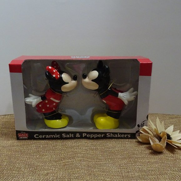 Disney Other - Disney Mickey Minnie Mouse Salt & Pepper Shaker